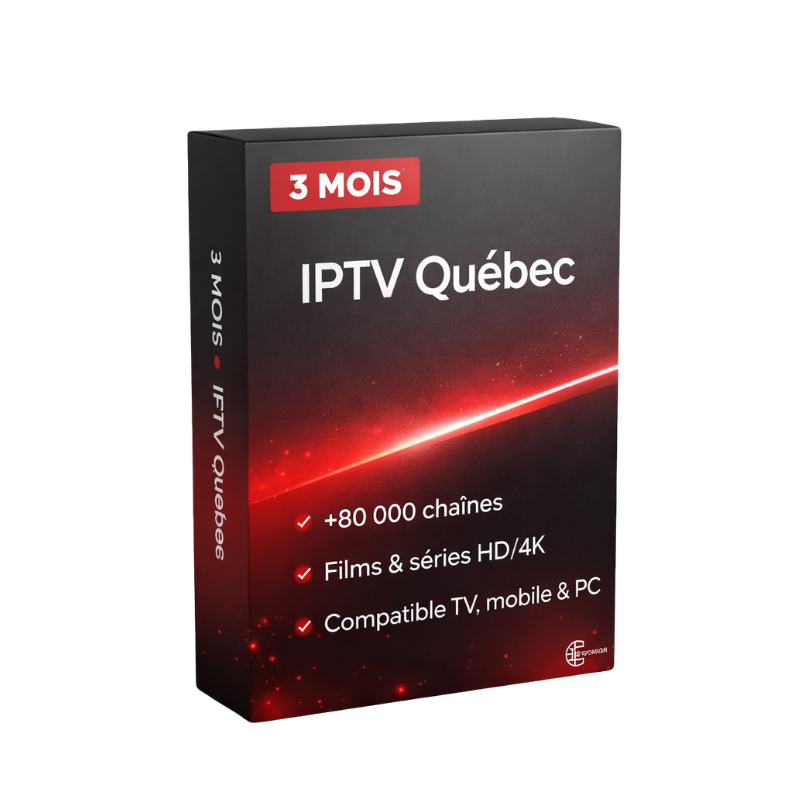 Abonnement IPTV Québec 3 Mois