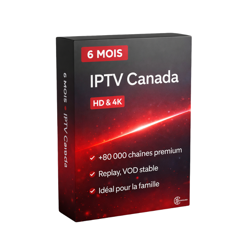 Abonnement IPTV Canada 6 Mois