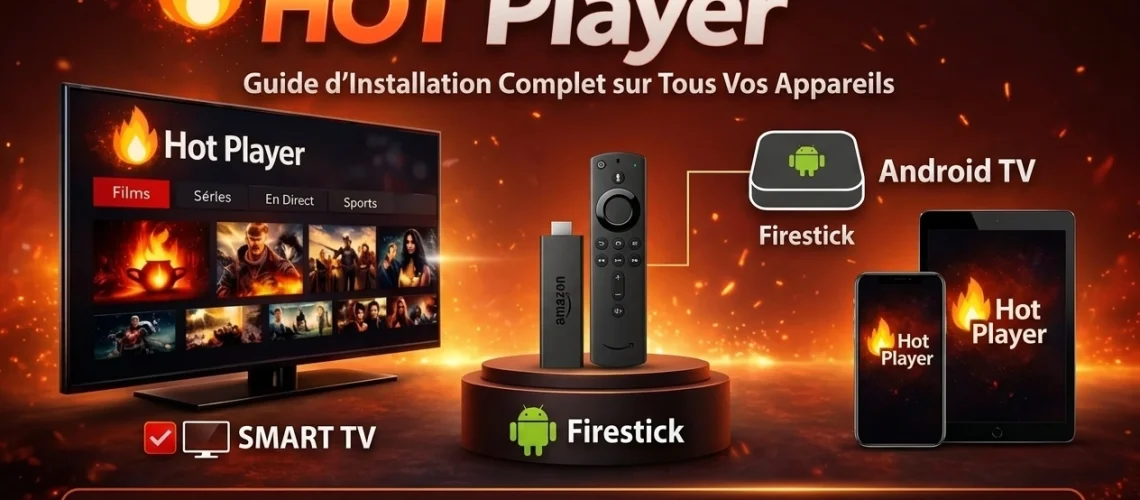 Comment installer Hot Player sur Smart TV Android et Firestick facilement en 2026